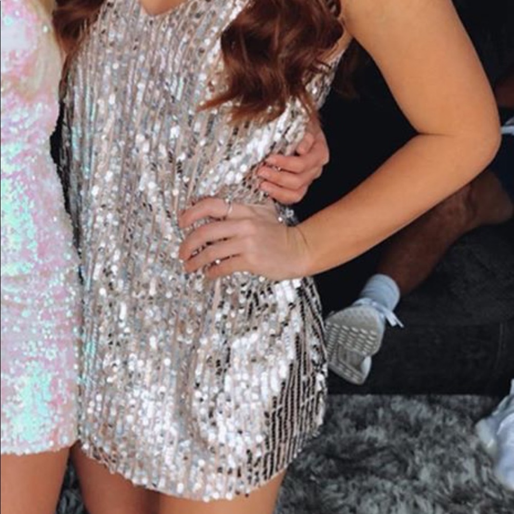 Princess Polly sequenced/sparkle dress